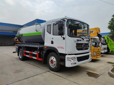 抽吸運(yùn)輸污水淤泥、糞便、沼液罐式車(chē)，國(guó)六排放吸污車(chē)抽吸快、適用面廣